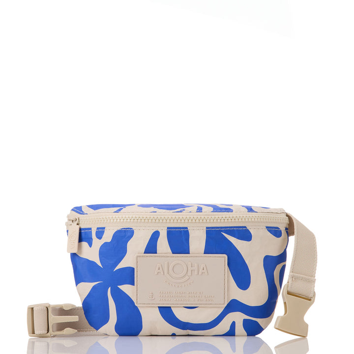 Float Mini Hip Pack in Cobalt on Sandstone