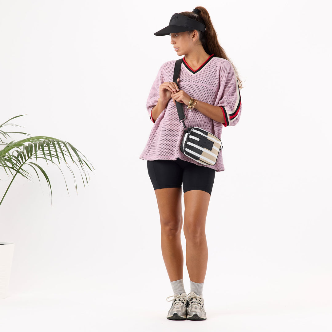 Sporty Stripe Le Tour in Latte