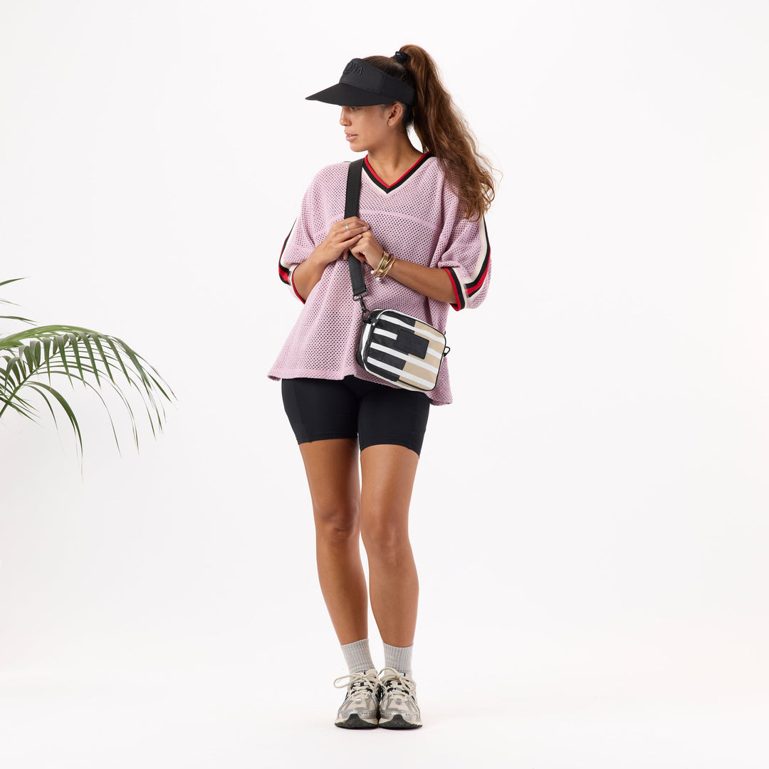 Sporty Stripe Le Tour in Latte