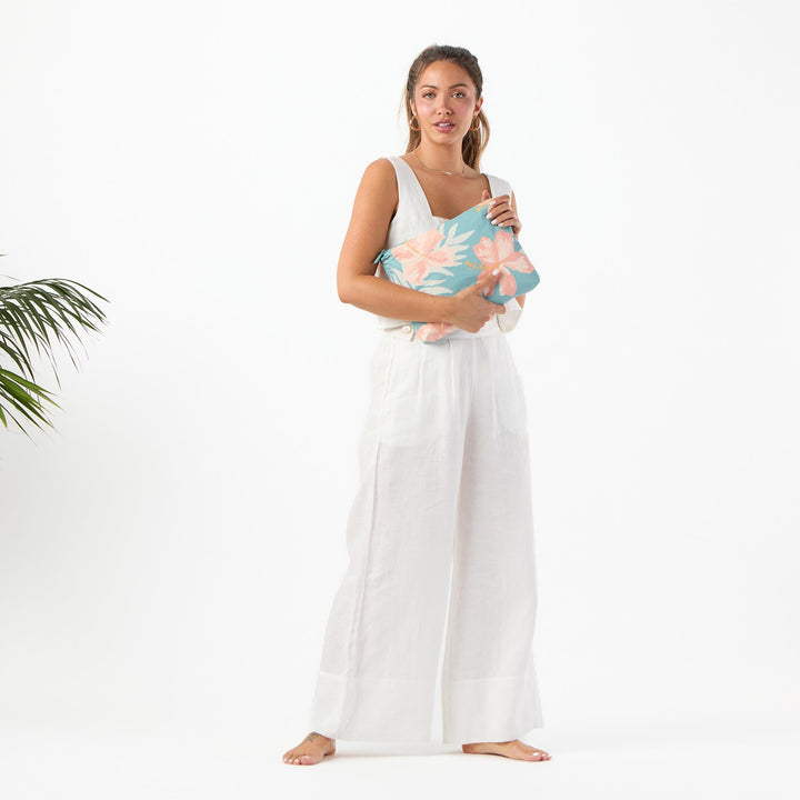 Adrift Mid Pouch in Pink Salt
