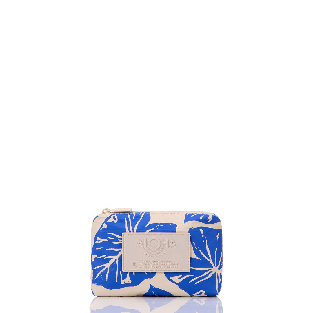 Kalo Mini Pouch in Cobalt on Sandstone