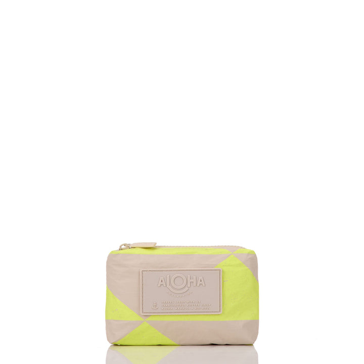 Kona Nui Mini Pouch in Highlighter on Sandstone