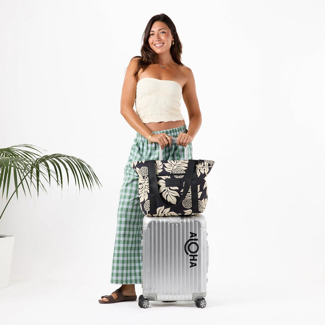 Holomua Nylon Zipper Tote