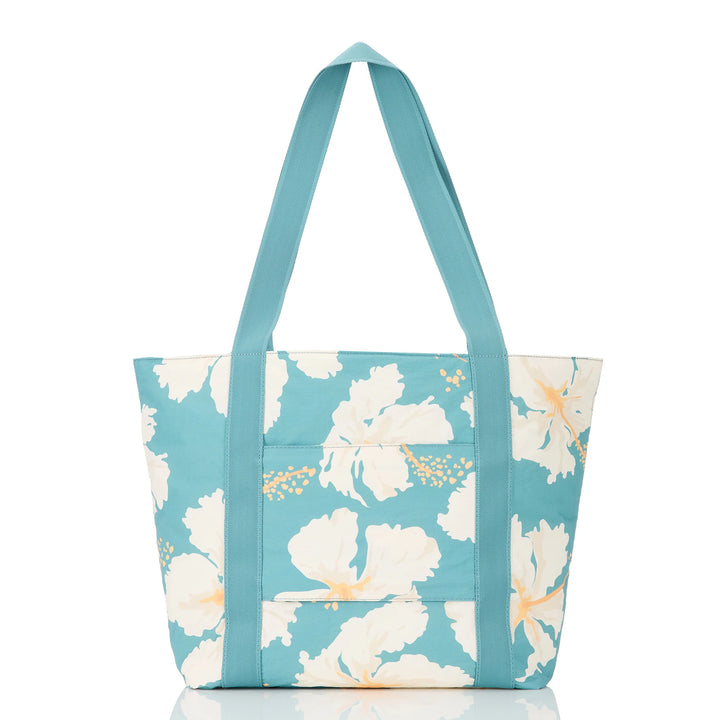 Tahaa Nylon Zipper Tote - Tide
