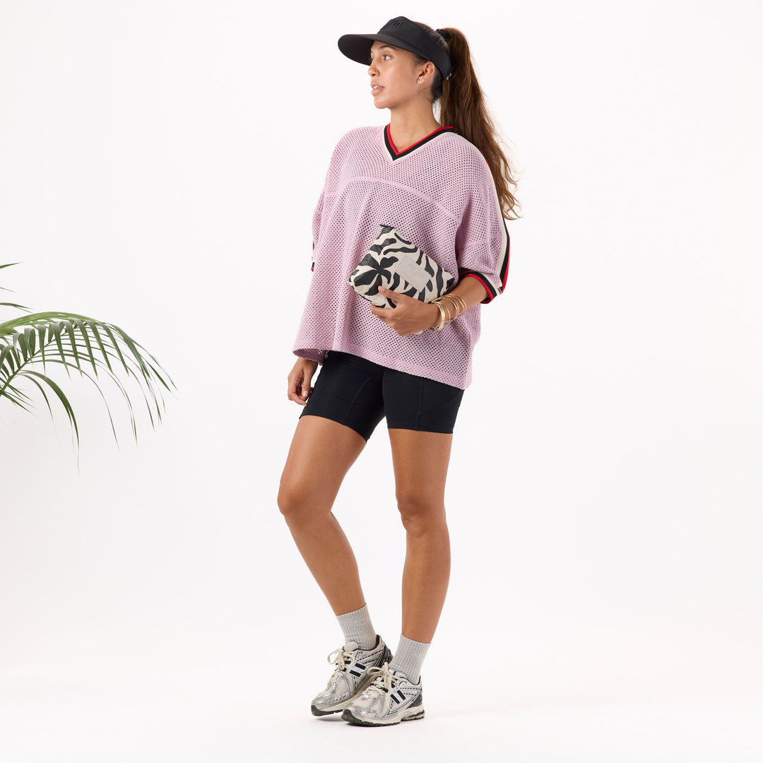 Float Small Pouch Black Sandstone Splash-Proof Lightweight Travel Clutch Bag