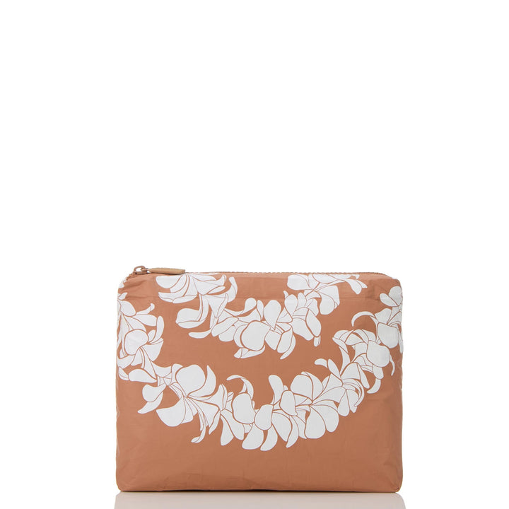 Small Plumeria Lei Toffee Pouch