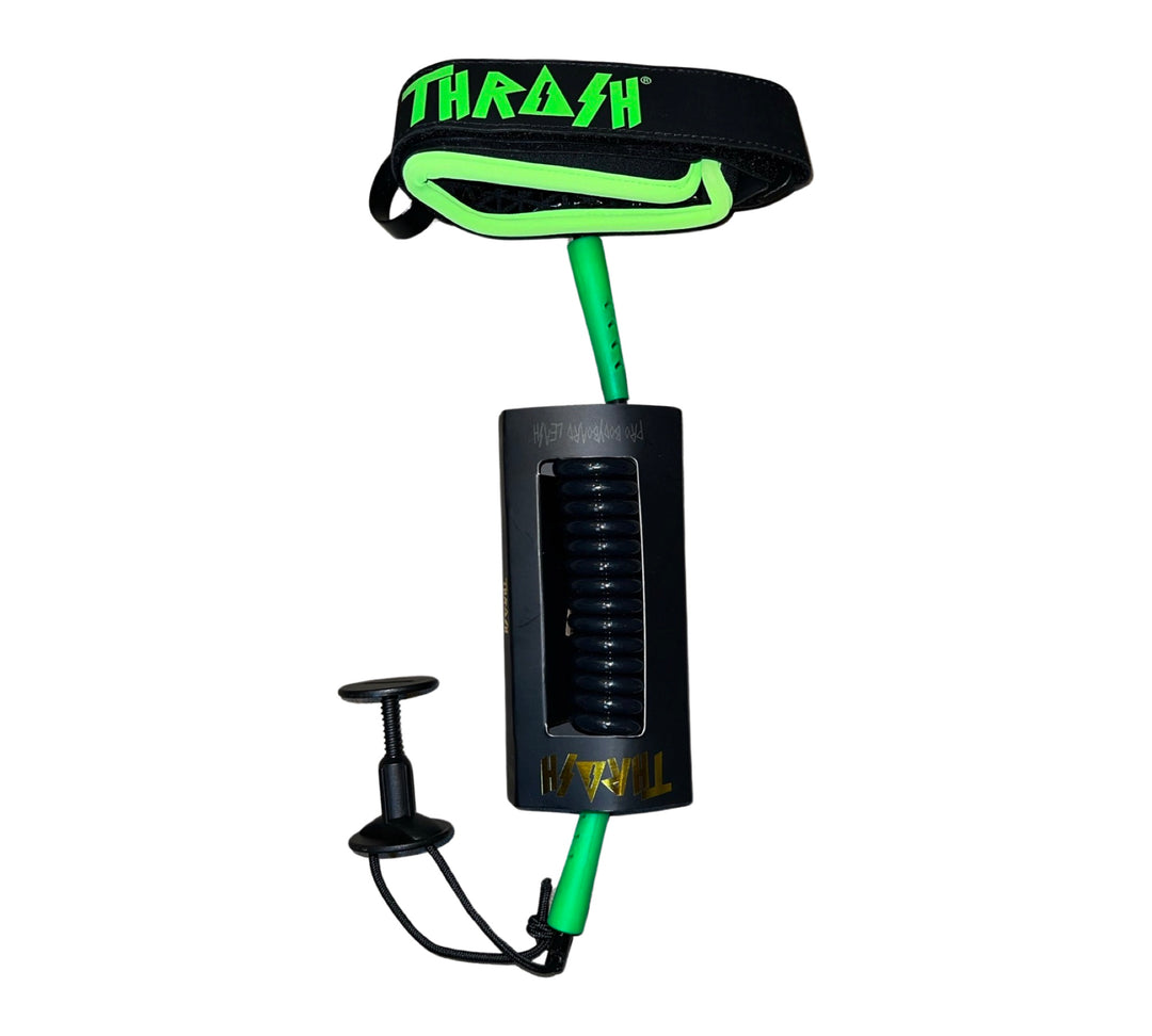 Thrash BICEP LEASH X6 Ultralight BLACK FRAME GREEN LOGO