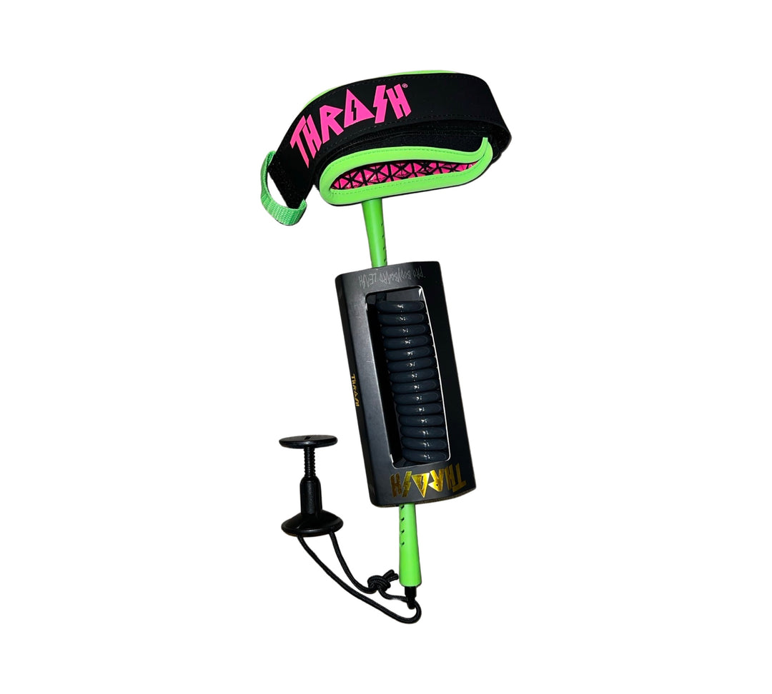 Thrash BICEP LEASH X6 Ultralight BLACK FRAME GREEN PINK LOGO