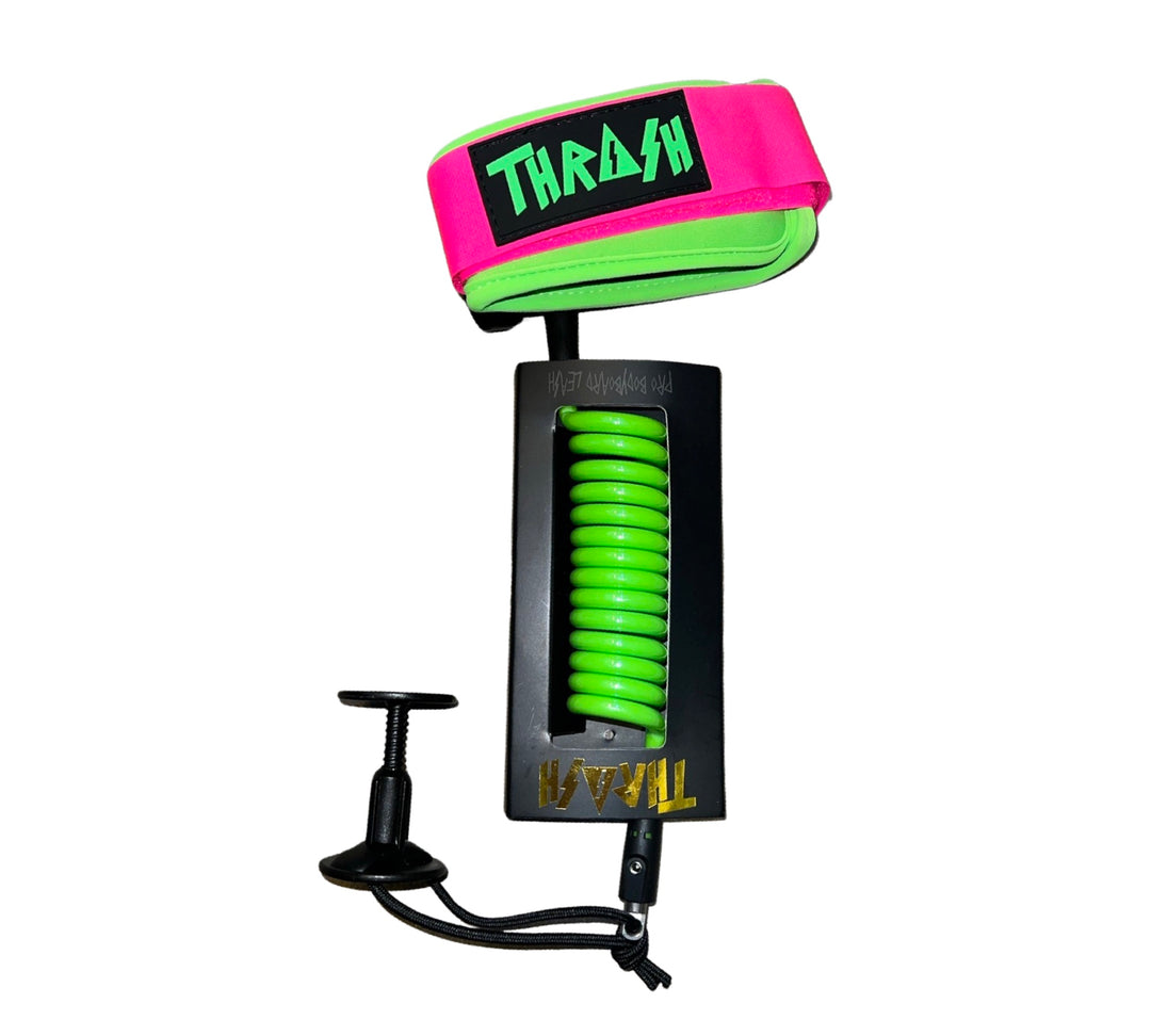 Thrash V2 Bicep Leash GREEN PINK