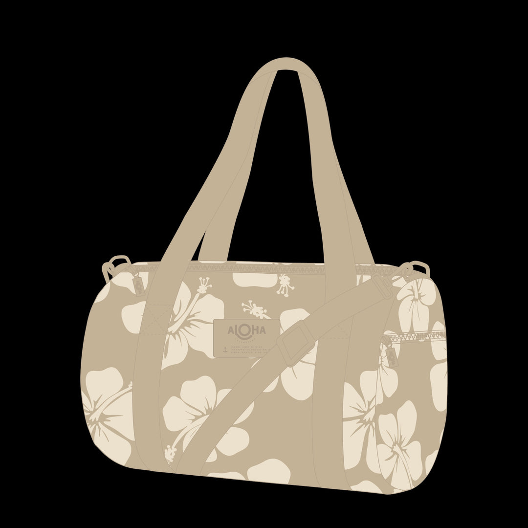 Hana Hou Stubby Duffle - Creme/Dune