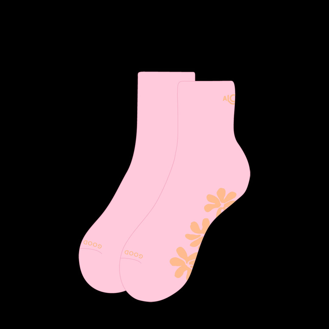 Tiare Shortie Socks - Icing