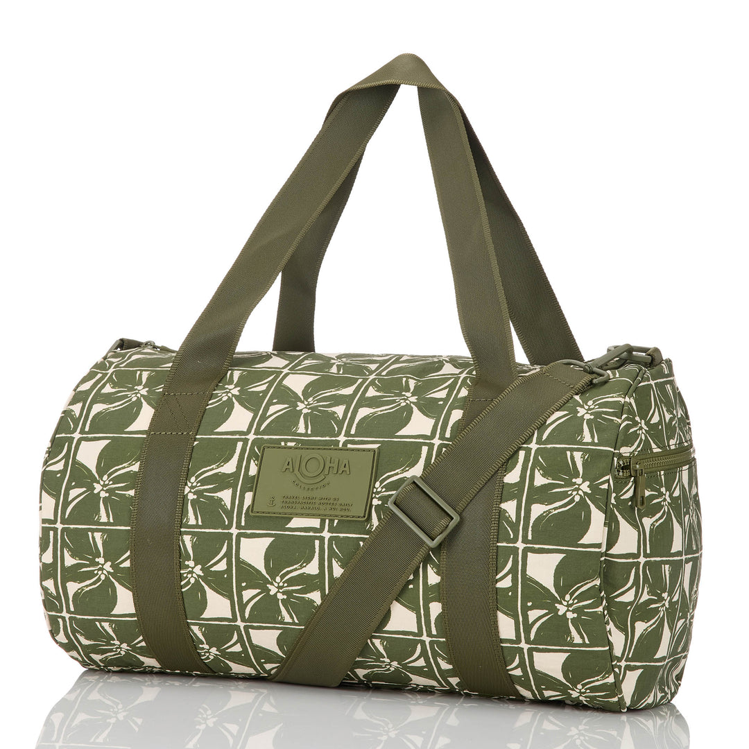 Lattice Sporty Duffle - Olive