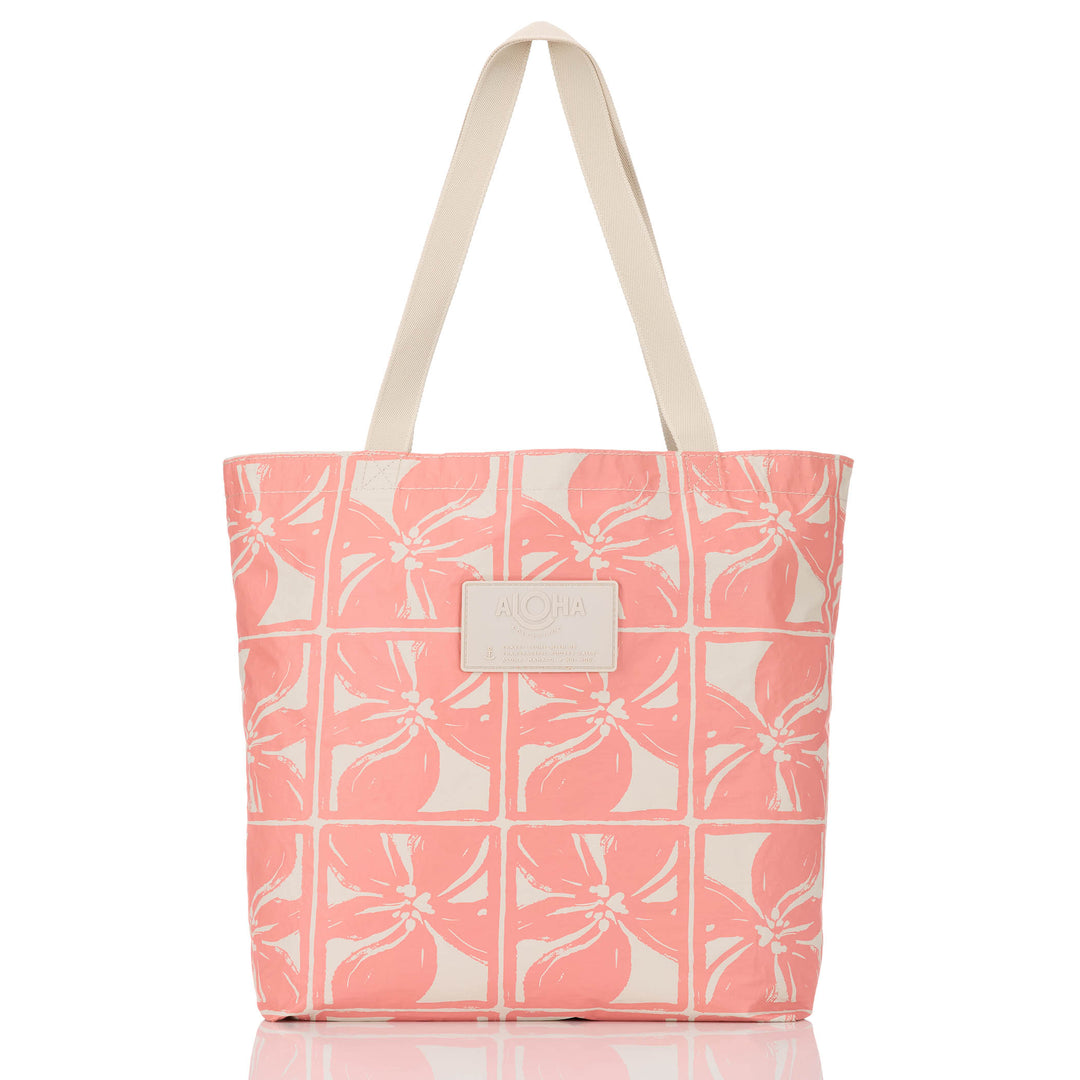 Lattice Reversible Tote - Sun baked