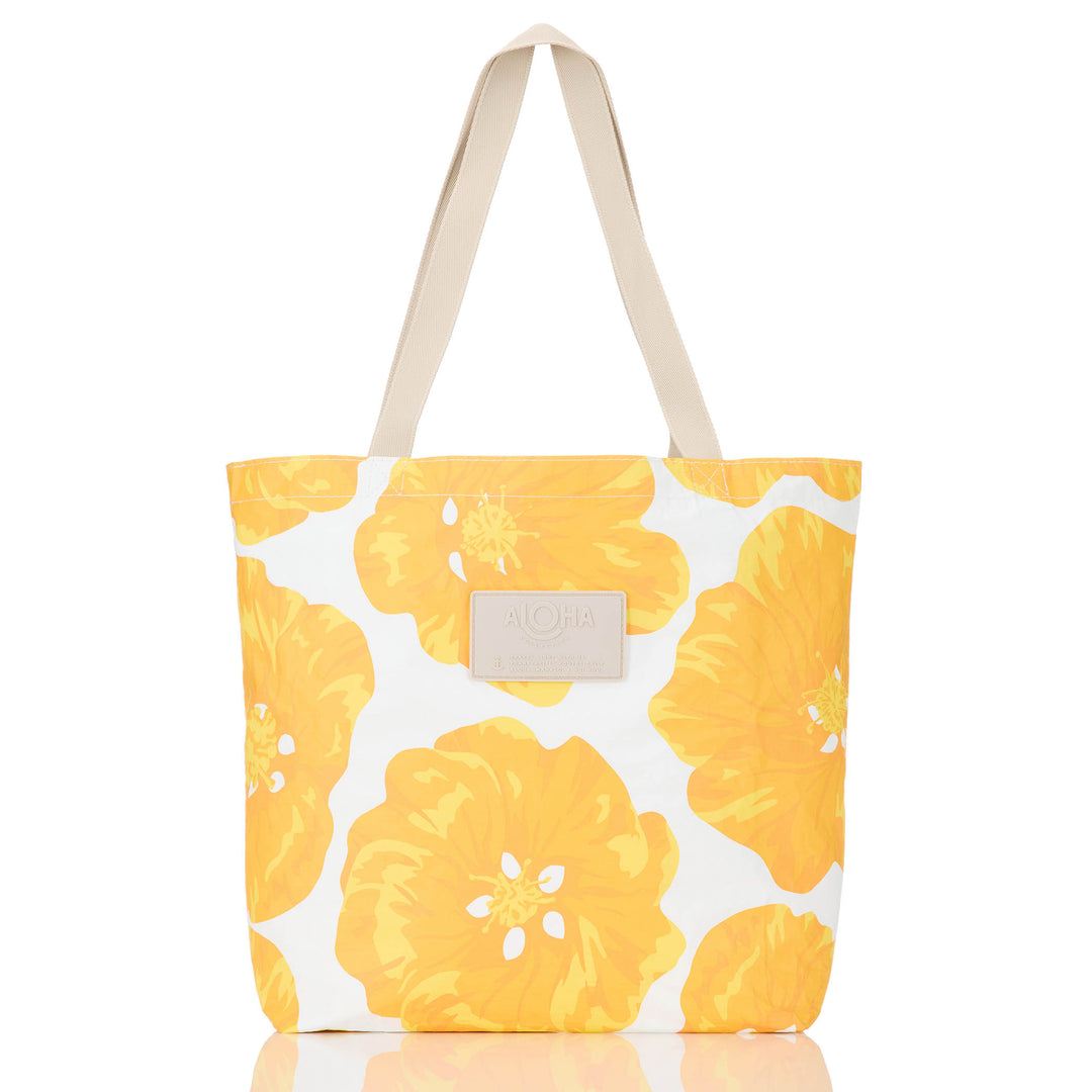 Pua Ilima Reversible Tote - Golden