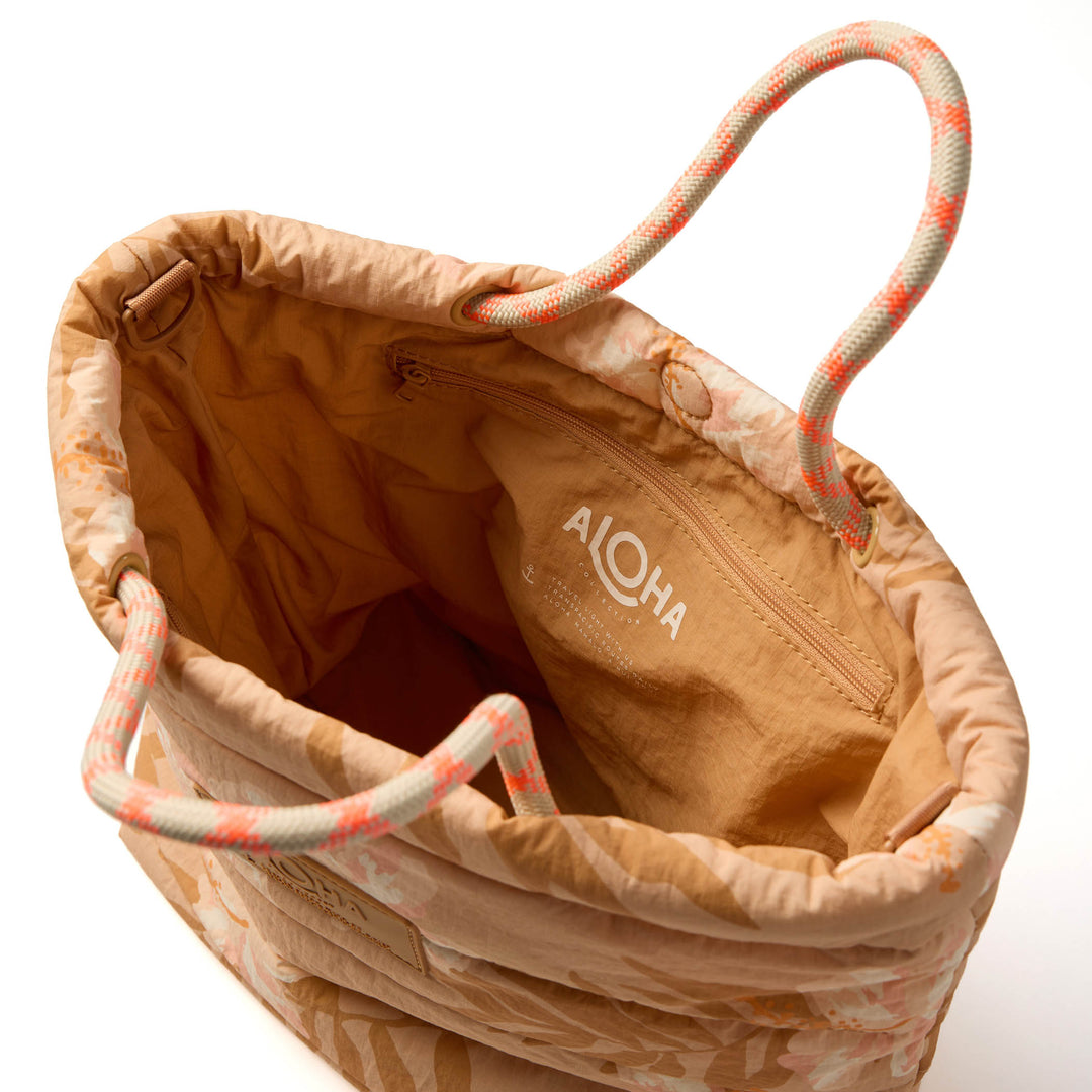 Adrift Large Quilted Rope Tote