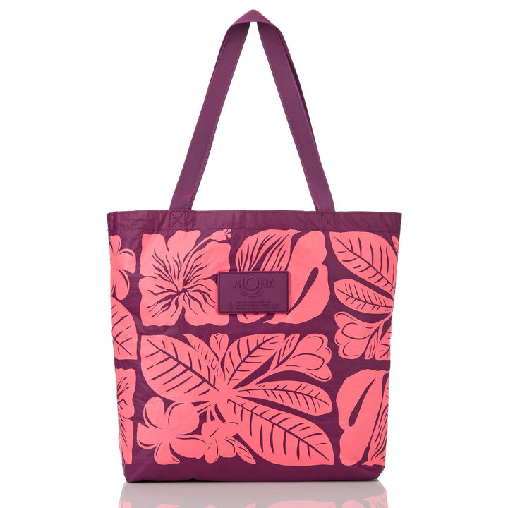 Punahele Reversible Tote - Taffy/Plum