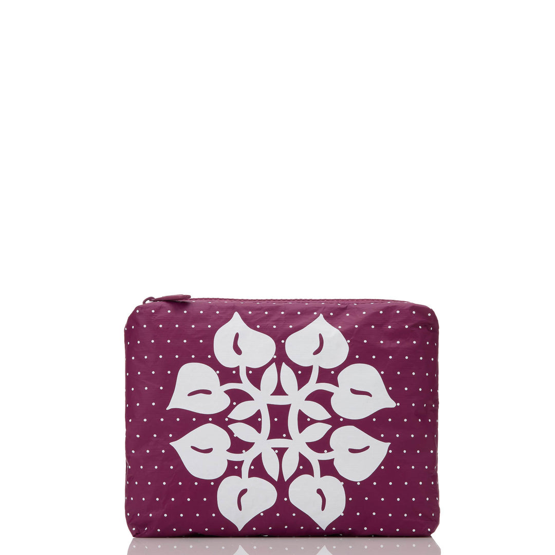 Hilo Dot Small - White/Plum