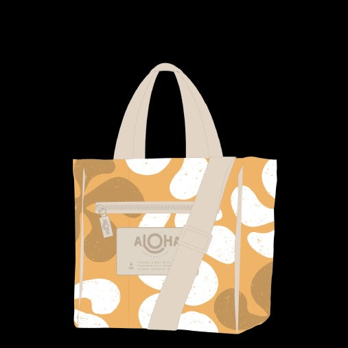 Funky Plumeria Crossbody - Honey