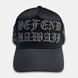 DHSp HAWAI'I KINE TINGS Black/Gray Trucker Hat