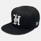 DHSp H SPEAR Black Snapback Hat