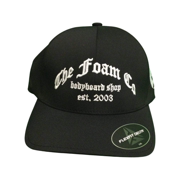 Foam Co Flexfit Delta Hat - Old English : Black