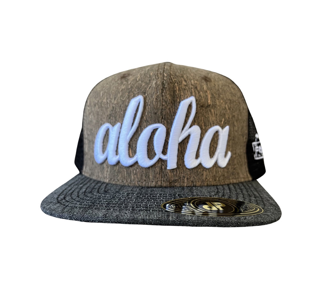 Foam Co Aloha Swoosh Cork/White SnapBack Hat