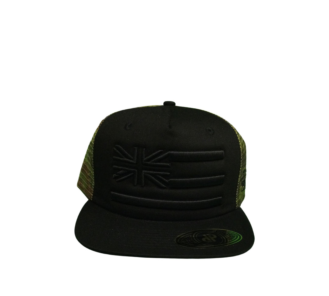 Foam Co Hat 3d Puff Hawaiian Flag / side logo Snapback