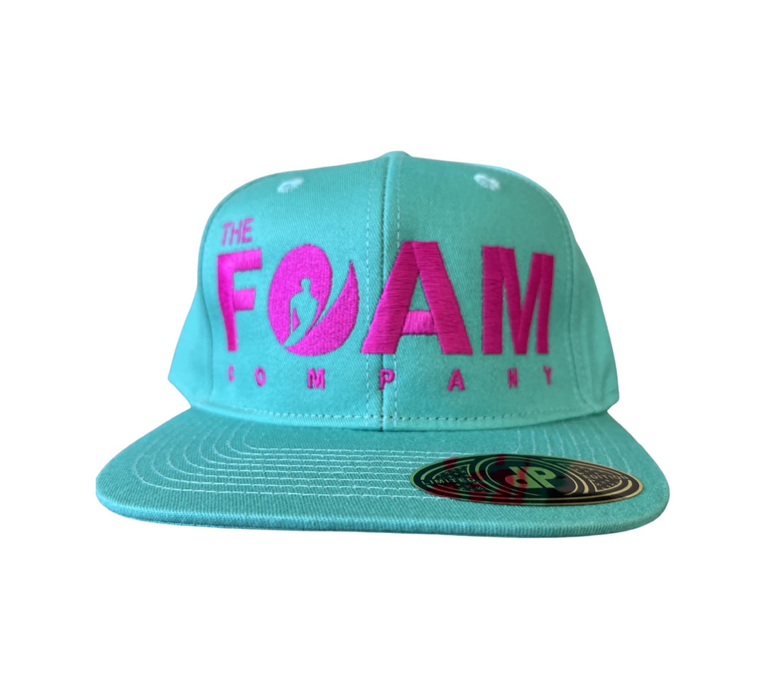 Foam Co Teal/Pink No Box Logo SnapBack
