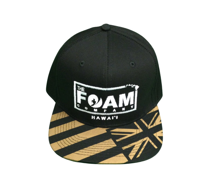 Foam Co Hat- Box with Islands Logo Hawaiian Prints