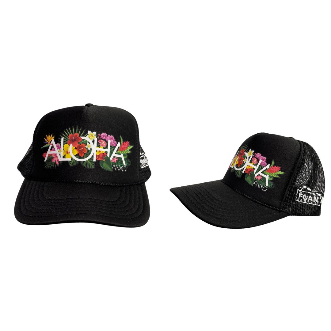 Foam Co Flowers Aloha Trucker Hat