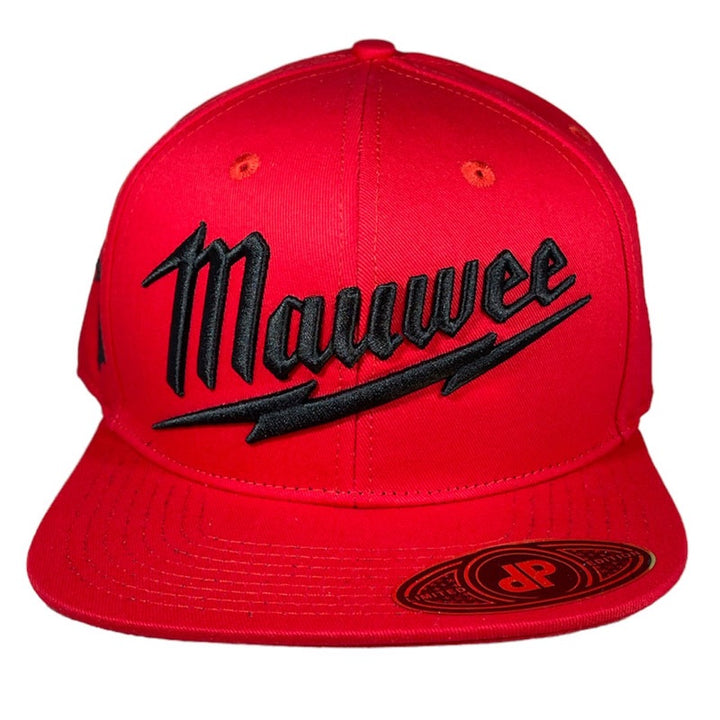 Mauwee Red/Black Font Hat