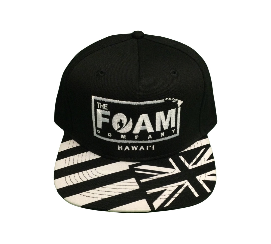 Foam Co Hat- Box with Islands Logo Hawaiian Prints