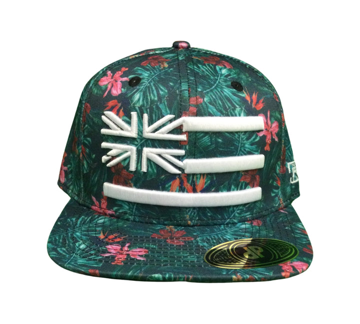 Foam Co Hat 3d Puff Hawaiian Flag / side logo Snapback