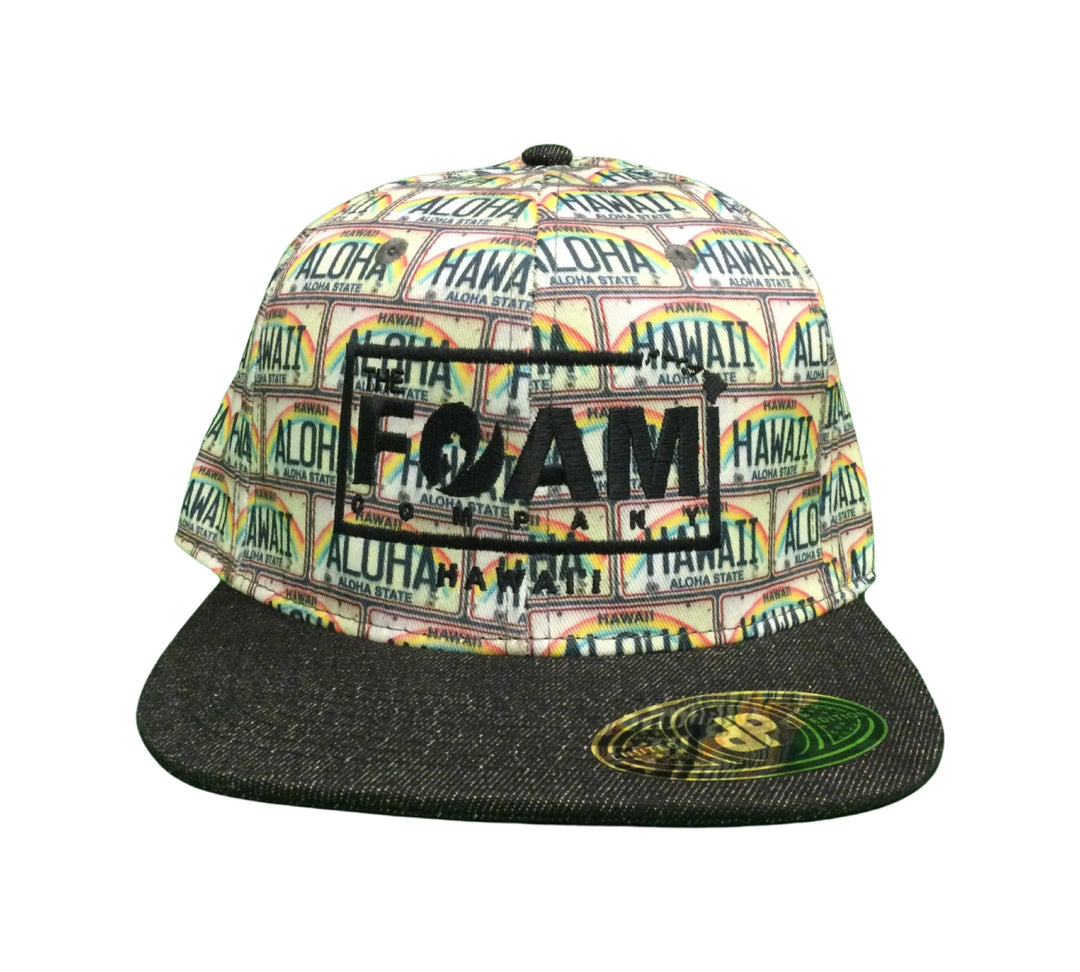 Foam Co Hat- Box with Islands Logo Assorted Prints