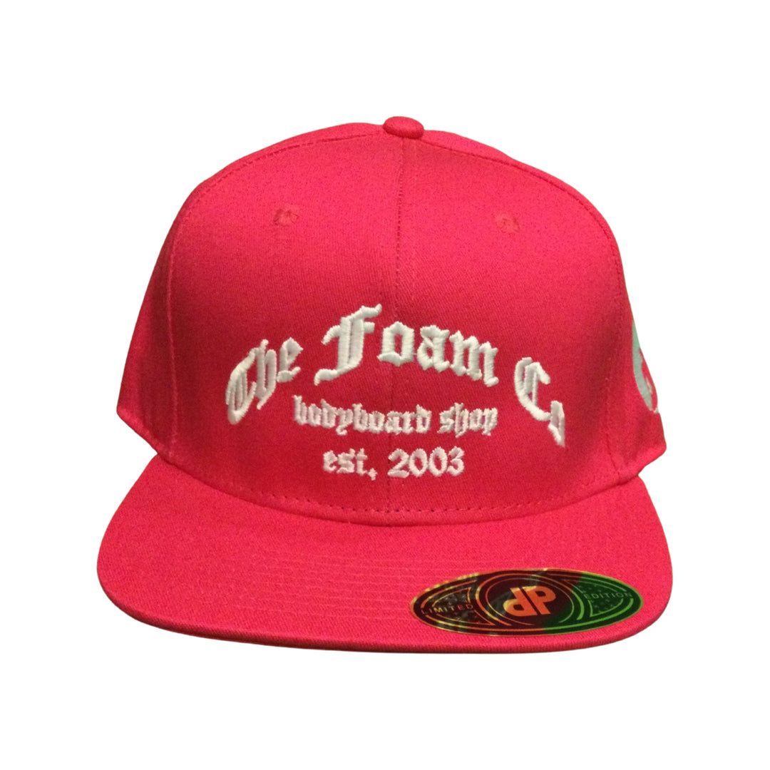 Foam Co Hat-Old English : Solid Hot Pink