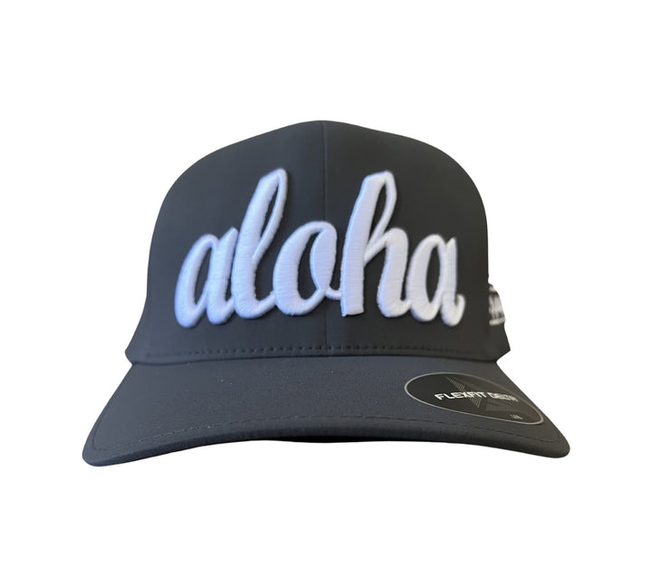 Foam Co Aloha Swoosh Flexfit Delta Hat