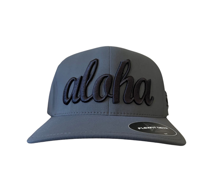 Foam Co Aloha Swoosh Flexfit Delta Hat