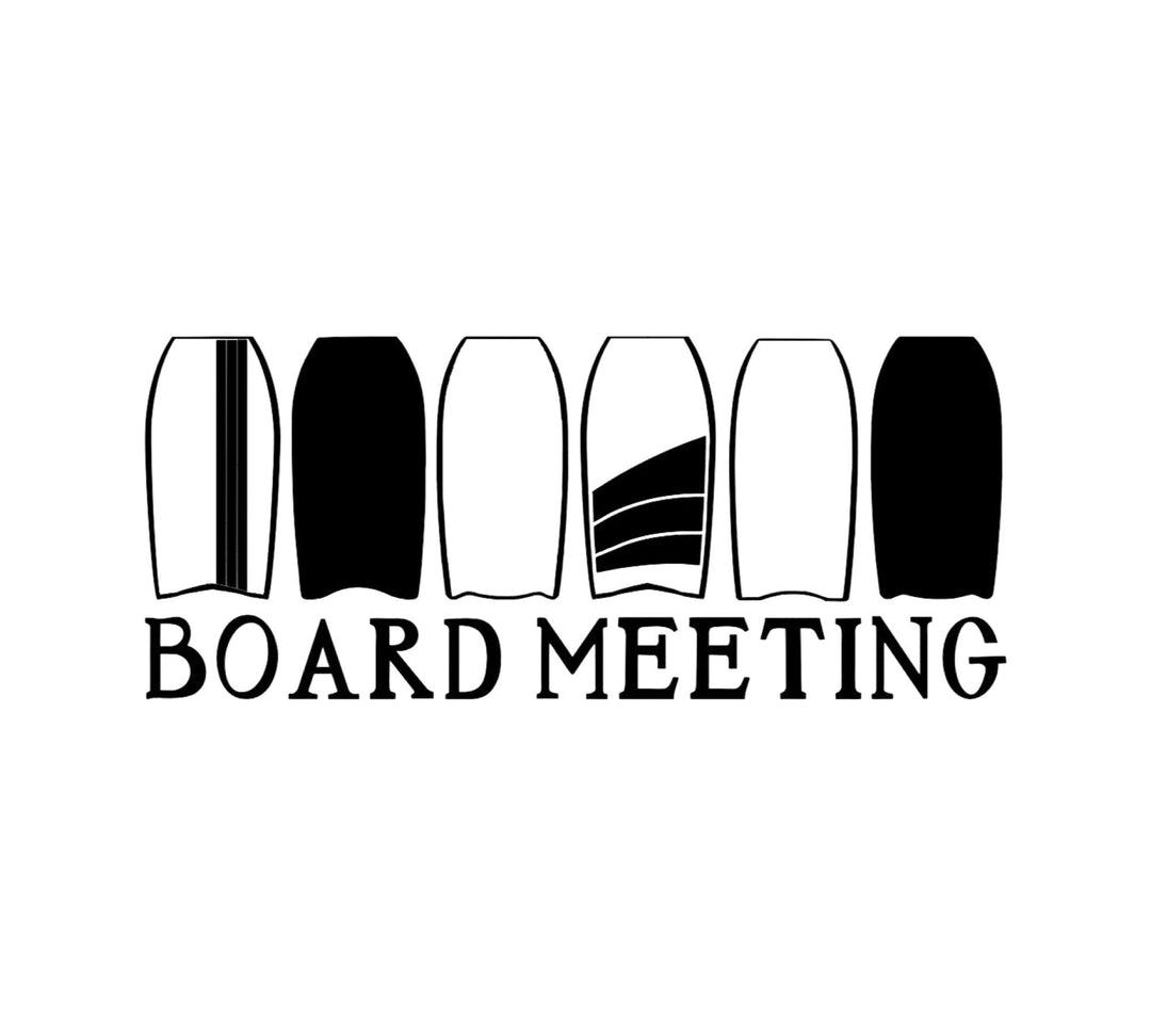 Board Meeting Line Up Sticker