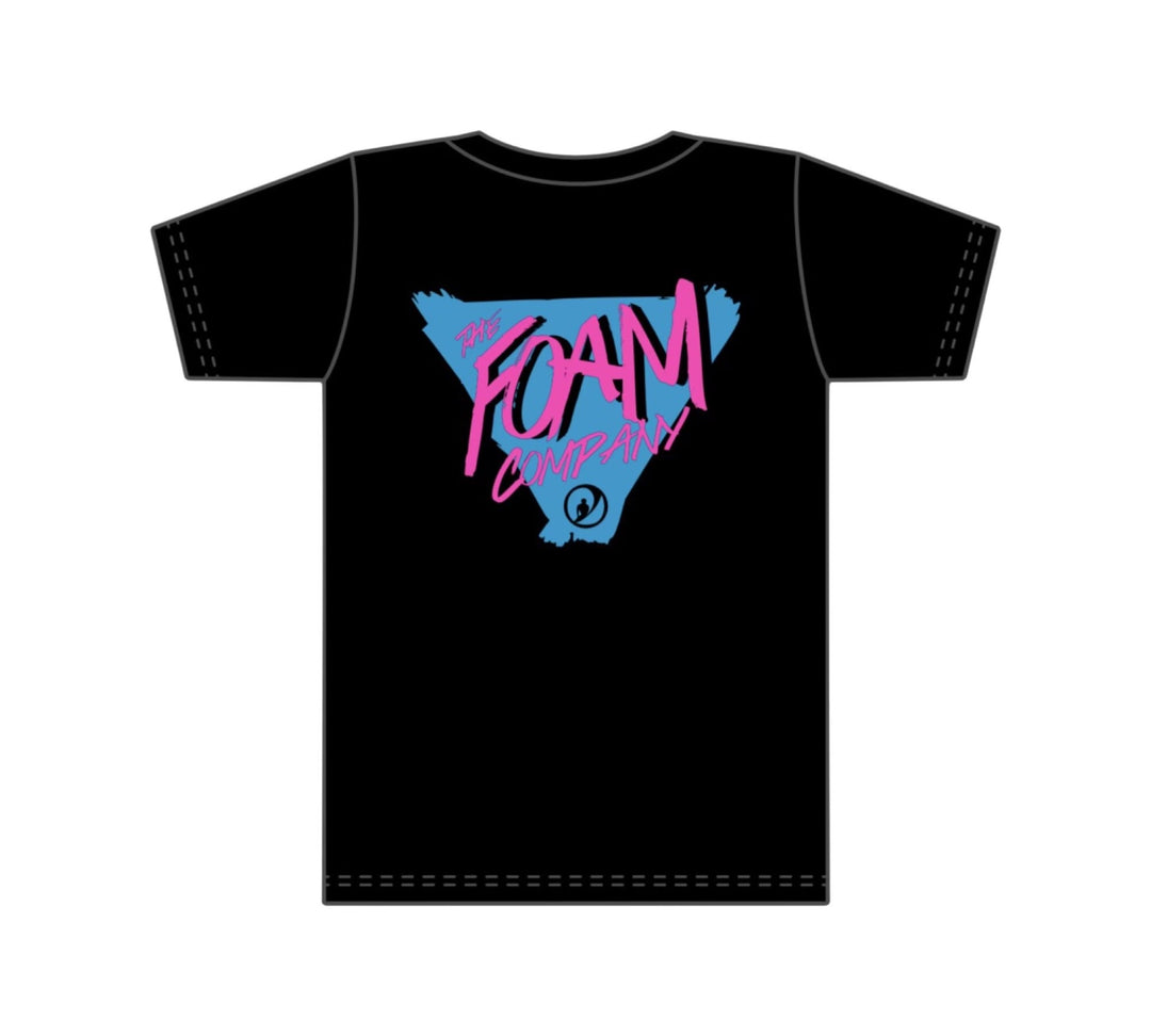 Foam Co: Delta T-shirt (Black w/Blue&Pink)