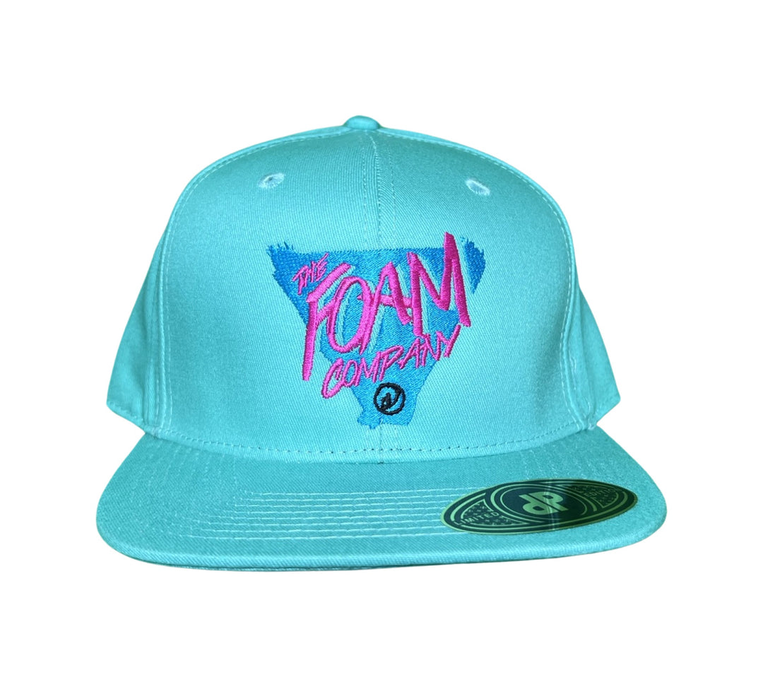 Foam Co - Delta Logo: Snapback,Turquoise Hat