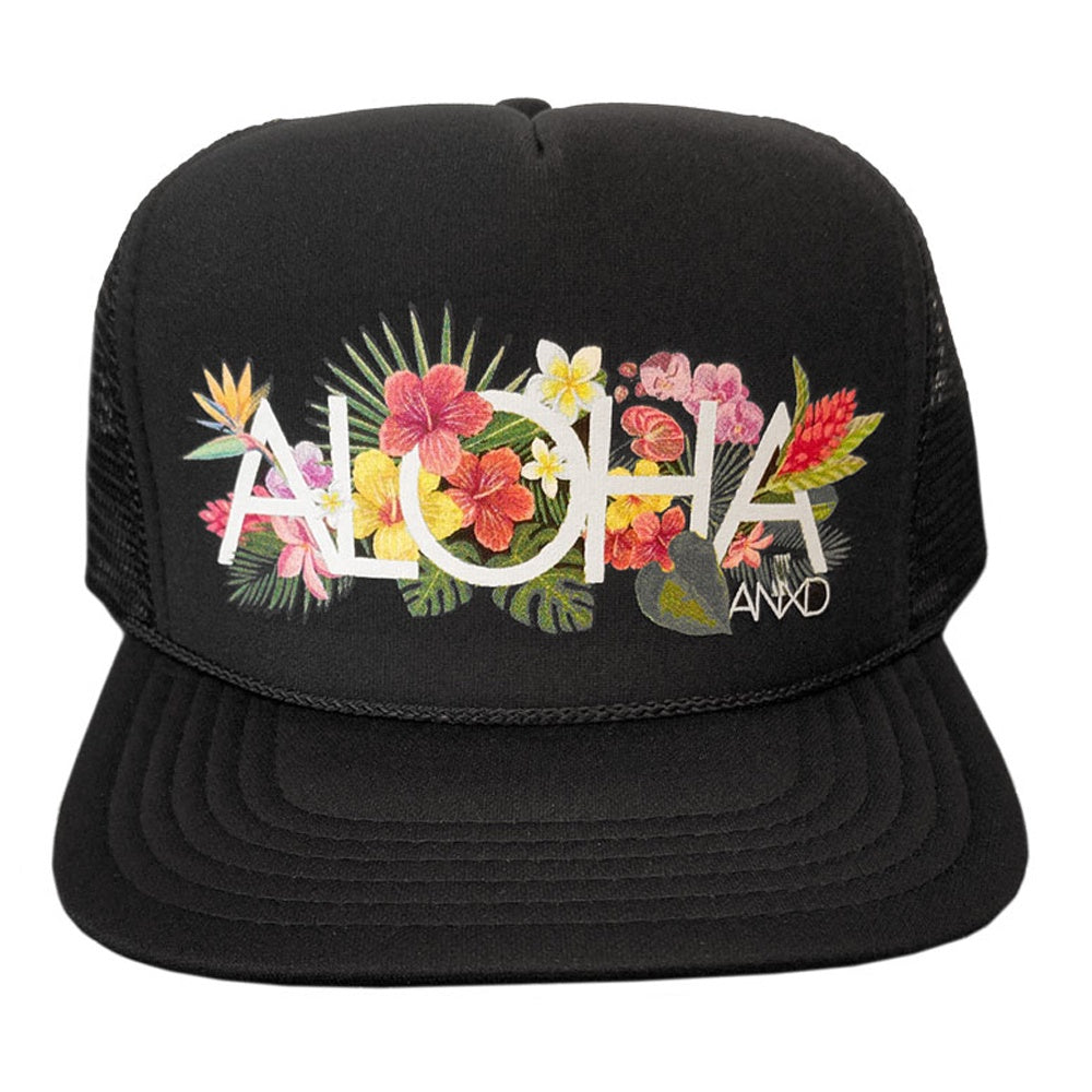 Foam Co Flowers Aloha Trucker Hat
